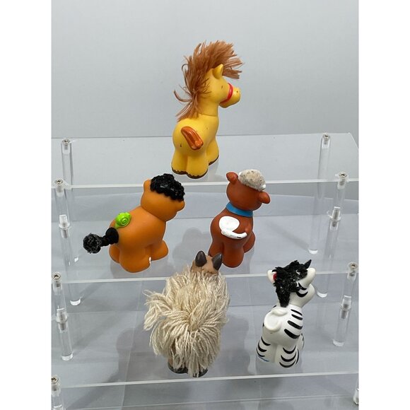 Funny Fisher Price Little People Touch and Feel Zoo Animal Collectible Set 5 - Picture 2 of 2